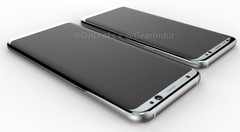 Das Galaxy S8 und sein großer Bruder im Pre-Release Renderbild.
