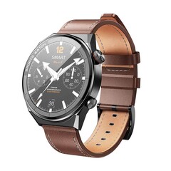 Hoco Y11: Smartwatch mit Basisfunktionen und Lederarmband