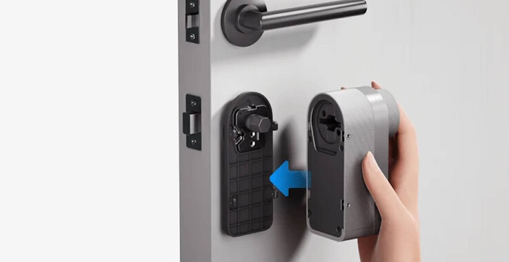 Das Türschloss dreht faktisch nur den Schlüssel (Bildquelle: Xiaomi)