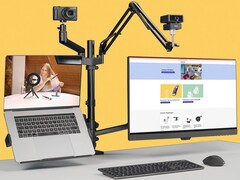 IFA 2023: Hama stellt Vierfach-Halterung für den Schreibtisch vor.