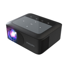Den Mini-Beamer Philips NeoPix 110 gibt es ab morgen für knapp 100 Euro im Aldi-Onlineshop. (Bild: Aldi-Onlineshop)