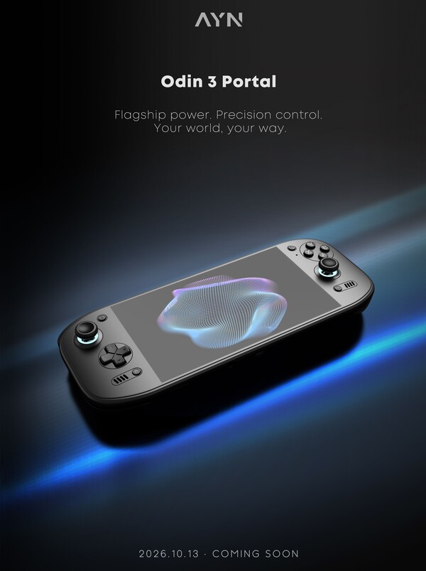 Das Design des Ayn Odin 3 Portal ähnelt dem des Odin 2 Portal