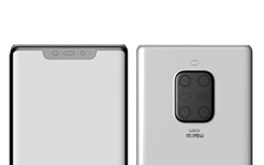 Ein weiteres Konzeptbild aus den Tiefen des chinesischen Weibo-Netzwerks gibt einen Eindruck, wie das Mate 30 Pro aussehen könnte.