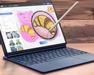 Ein Blick auf das neue Tablet, hier in Vollausstattung mit Tastatur und Stylus.