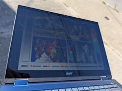 Im Freien bei direkter Sonneneinstrahlung