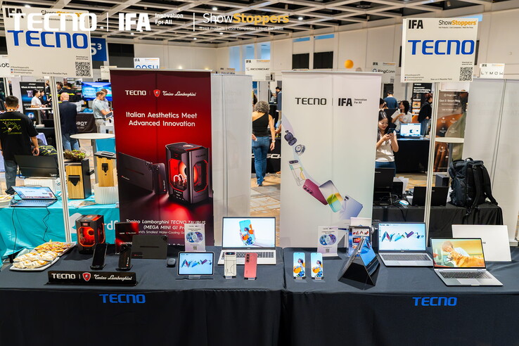 Tecno zeigt auf der IFA 2026 in Berlin seine neuen Geräte