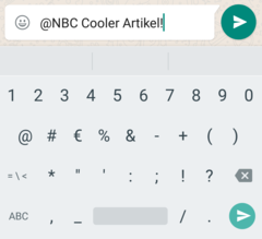 Selbst wenn Nutzer einen Gruppenchat stummgeschaltet haben, kann man sie nun ansprechen.
