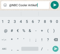 Selbst wenn Nutzer einen Gruppenchat stummgeschaltet haben, kann man sie nun ansprechen.