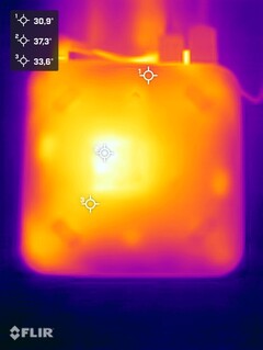 Geekom A9 Max beim Stresstest (Unterseite)