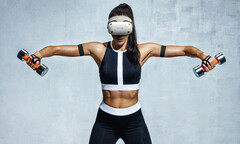 Das HTC Vive Air VR-Headset soll speziell für Fitness-Anwendungen entwickelt worden sein. (Bild: HTC)