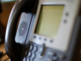 Ein Festnetztelefon