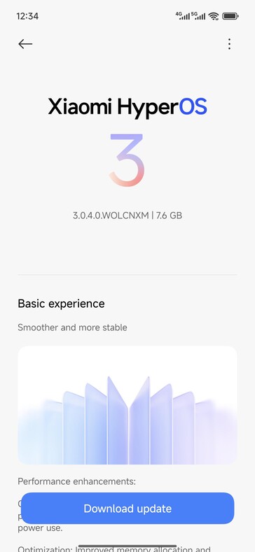 Stabiles HyperOS 3 Update für das Redmi Turbo 4 Pro. (Bildquelle: Reddit-Benutzer u/h3lione)