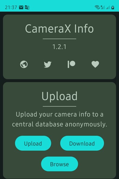 In der neuen CameraX Info Version 1.2.1 ist der anonyme Upload der eigenen Testergebnisse bereits freigeschaltet.