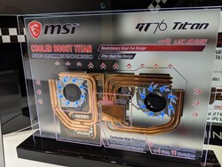 Der Heatspreader des MSI GT76 bietet mehr Oberfläche und zusätzliche Lüfter.
