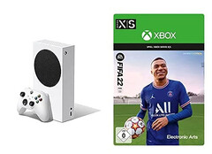 Bei Amazon gibt es die Xbox Series S samt FIFA 22 derzeit zum attraktiven Preis. (Bild: Amazon)