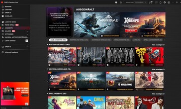 Der Games Shop im Control Center
