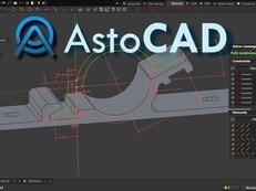 AstoCAD wird als kostenpflichtige FreeCAD-Mitgliedschaft eingeführt, um die Überarbeitung der Benutzeroberfläche zu finanzieren (Bildquelle: AstoCAD)
