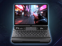 GPD veröffentlicht beeindruckende Gaming-Benchmark-Ergebnisse für den Win Max 3. Im Bild: die Vorderansicht des Gaming-Handhelds