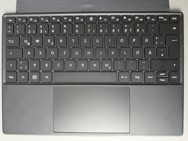 Tastatur-Layout des optionalen Keyboards