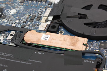 Dell inkludiert einen Kupfer-Heat-Spreader auf jeder SSD