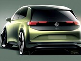 Die SUV-Variante dürfte wohl deutlich höher liegen als das hier skizzierte Standardmodell des neuen VW ID.3 (Bild: Volkswagen)
