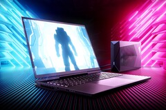 Das XMG Neo 17 kann mit einer externen Wasserkühlung verbunden werden. (Bild: XMG)