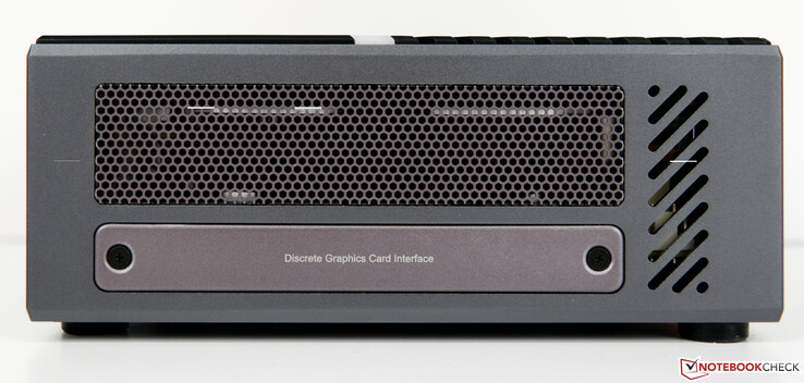 Rechts: PCI-E für GPU-Dock