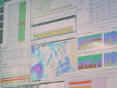 Monitor mit Wetterdaten