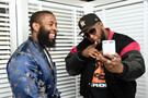 Lance Fresh (R) attends unveiling experience of Samsung Galaxy Z Flip Thom Browne Edition at exclusive New York Fashion Week event at Sotheby’s on February 12, 2020 in New York City (Photo by Ilya S. Savenok/Getty Images for Samsung Electronics)