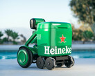 Natürlich ist der Roboter in den bekannten Farben der Brauerei lackiert (Bild: Heineken)