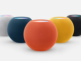 Mit Blau, Orange und Gelb startet der kompakte Smart Speaker HomePod mini von Apple nun auch in Deutschland in den neu vorgestellten Farben. (Bild: Apple)