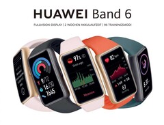 Das Huawei Band 6 bekommt ein umfangreiches Update. (Bild: Huawei)