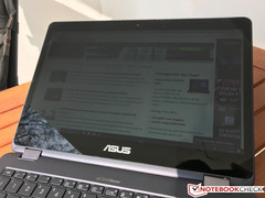 In der Sonne (ohne Reflexion)