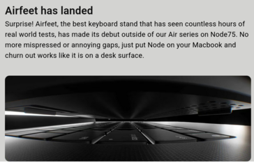 NuPhy Node75 Airfeet. (Bildquelle: NuPhy)