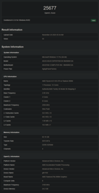 Ryzen AI 9 HX 470 Radeon 890M Geekbench Auflistung. (Bildquelle: Geekbench)