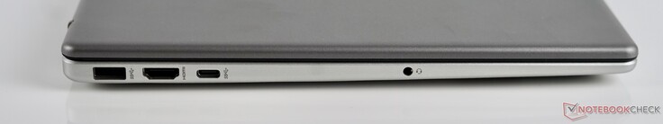 Links: USB-A (5 GBit/s), HDMI 1.4b, USB-C (5 GBit/s), Headset Port