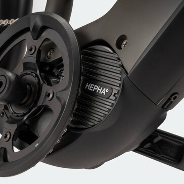 Verbaut ist ein Mittelmotor (Bildquelle: Hepha)