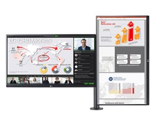 LG Ergo Dual 27QP88DP: Zwei Monitore an einem Standfuß