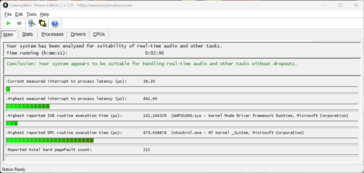 LatencyMon - Übersicht