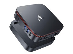 Der Mini-PC misst 12,8 x 12,8 x 5,2 cm und wiegt 800 Gramm. (Quelle: Amazon)