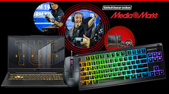 Gaming-Zubehör Preiskracher Steelseries Arctis 7+ Headset, Roccat Burst Core Maus, AOC C27G2ZE Monitor zum Spottpreis.