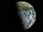 Illustration eines Exoplaneten (Künstlerische Impression)