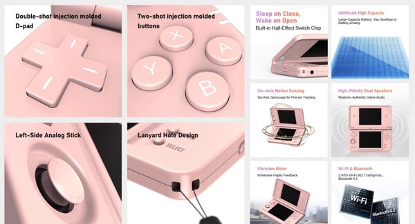 Der Anbernic RG DS Plus verfügt über einen integrierten Stift
