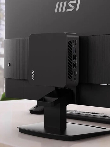 Die Montage an einer VESA-Montage ist möglich (Bildquelle: MSI)