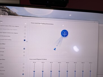 Focus Sound erkennt unsere Position. (Bildquelle: Andreas Sebayang/Notebookcheck.com)