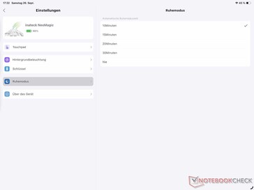 Der Ruhemodus lässt sich in der App ebenfalls anpassen.