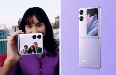 Das Oppo Find N2 Flip besitzt eine 50 MP Dual-Kamera mit Hasselblad-Branding. (Bild: Oppo)