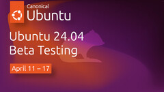 Die Beta-Version von Ubuntu 24.04 steht zum Ausprobieren bereit (Bild: Canonical).