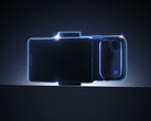 Das DC-T1 dürfte später auch international erscheinen. Zu sehen ist ein Werbebild, das das an einem iPhone befestigte Display zeigt.