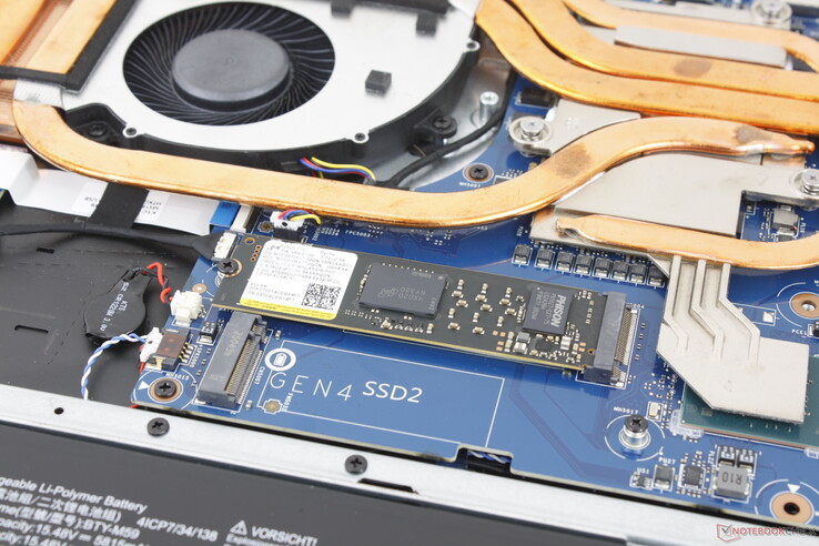 Unterstützt bis zu zwei M.2-2280-NVMe-SSDs (eine PCIe5 + eine PCIe4)